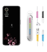 General Mobile GM 21 Pro GM 22 Pro Plus Kılıf Kablo Koruma Spiral Silikon Love 1629