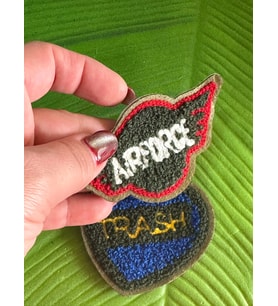 2 ADET DOKUMA ARMA SETİ DİKİŞ AKSESUARI APLİKE 9X5 CM-8X7 CM
