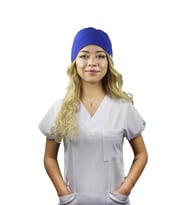 Saks Mavi Renk Doktor Hemşire Hastane Cerrahi Bone (SAKS MAVI)