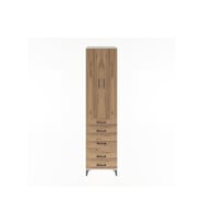 Hyperion Dolap 4 Raflı 5 Çekmeceli 2 Kapaklı 60x44x243 Aytaşı-Çam