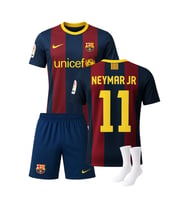 NEYMAR JR BARCELONA RETRO ÇOCUK FUTBOL FORMASI (Bordo)