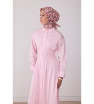 Geometrik Desen %100 Twill İpek Eşarp BE02