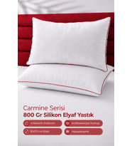 Carmine Serisi %100 Silikon Elyaf Dolgu Yastık 800 Gr 2 Adet