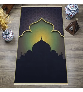 Dijital Baskılı, Yıkanabilir, Yumuşak Dokulu Çocuk ve Yetişkin SECCADE 65x115 cm  S-DOT-SN-011
