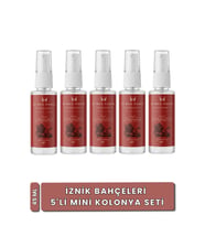 Bursa Şehir Kolonyaları, İznik Bahçeleri Kolonyası, 5'li Mini Set, 45 ml, Sprey