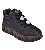 Guja Esnek Taban Kadın Spor Ayakkabı Sneaker GJ-25K419-1 SİYAH KAHVE