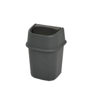 Şık Antrasit Çöp Kovası, 22 Litre, Dayanıklı ve Kullanışlı Tasarım