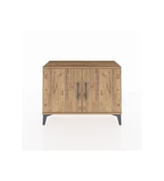 Arges Şifonyer Tek Raflı 2 Kapaklı 88x30x64 Çam-Çam