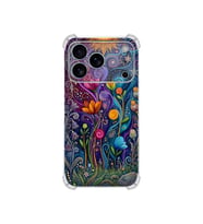 PrintiFy Kkapple iPhone 17pro Max ile Uyumlu Düşlerin Dansı Serisi Rüyalar Ötesi Tasarımlı Uv Baskılı Köşe Korumalı Antişok Kılıf