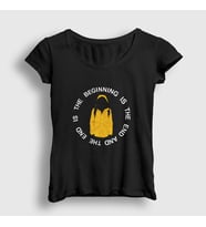 Presmono Kadın Siyah The Beginning Dark T-Shirt 186992tt