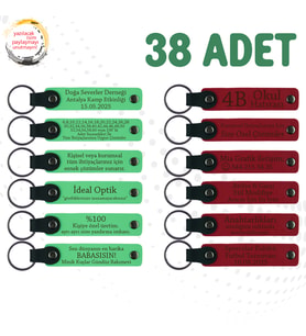 Fıstık Yeşili & Kırmızı, Aile Pikniklerine Anlamlı Katkı, 38’li Set, Kişiselleştirilebilir Hatıra