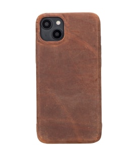 Apple iPhone 14 Plus Uyumlu Deri Arka Kapak ROCK G2