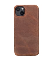 Apple iPhone 14 Plus Uyumlu Deri Arka Kapak ROCK G2