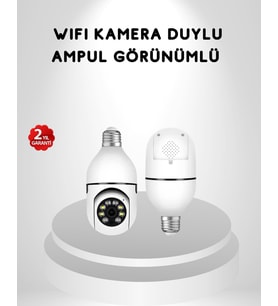 Northcity PTZ Akıllı Kamera - 360° Dönebilen Akıllı Duylu Güvenlik Kamerası