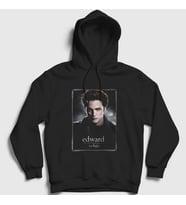 Presmono Unisex Siyah Edward Cullen Vampire Twilight Kapüşonlu Sweatshirt 311110tt