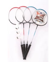 Delta BD-RKT-DS908 4 Raket-3 Top Unisex Badminton Raket Seti
