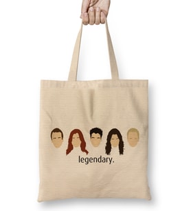 How I Met Your Mother Legendary Simple HIMYM Bez Çanta Uzun Saplı