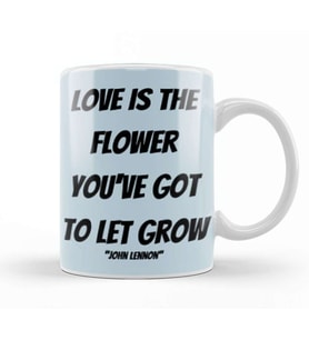 John Lennon Quotes Kupa Bardak Porselen