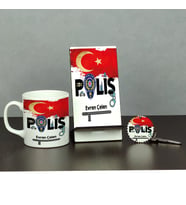 Polis Üçlü Set (Kupa + Telefon Standı + Anahtarlık) 002