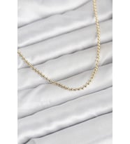 Mey İthalat® CM 14K Renk Top Zincirli Model 60 cm Kadın Kolye