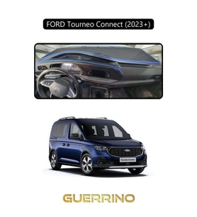 FORD Torneo Connect 2023+ (CADY 2023+)TORPİDO KORUMA HALISI SİYAH KENAR