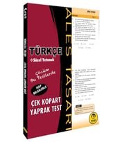 Tasarı ALES Türkçe Sözel Yetenek Yaprak Test Çek Kopart