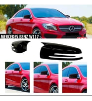 Mercedes CLA W117 Batman Yarasa Ayna Kapağı Piona Black ABS 2013-2018