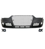 Audi A4 2011-2015 Arası Uyumlu RS4 Ön Tampon Seti + Panjur