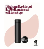 Mey İthalat® Uzun Süre Isı Koruma Sağlayan Dijital Göstergeli Termos