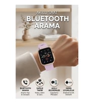 Bluetooth Görüşmeli Akıllı Saat Nabız Uyku Takipli Akıllı Bildirimli