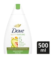 Dove Care By Nature Nemlendirici Duş Jeli Avokado Yağı ve Kalendula Özü Canlandırıcı 500 ml