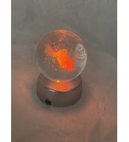 3D led ışık cam küre