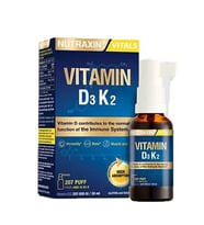 Nutraxin Vitamin D3K2 Vitamini Damla Sprey 30ml