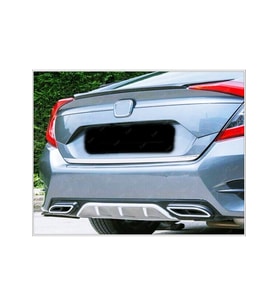 Honda Civic Krom Alt Bagaj Çıtası 2016> Paslanmaz Çelik