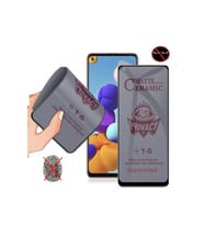 Samsung A21s Mat Hayalet Ekran Gizli Privacy Tam Kaplayan Kırılmaz Cam Seramik Ekran Koruyucu