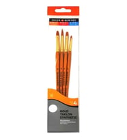 Daler Rowney Gold Taklon Short Handled 4 Pc 4"lü Fırça .