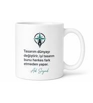 Tasarımcıya Hediye Özel Tasarım Baskılı Kupa Bardak Tasarımcı Hediyesi