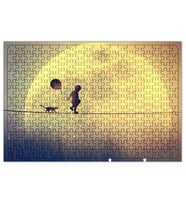 İpte Yürüyen Balonlu Çocuk Puzzle 240 Parça Yapboz