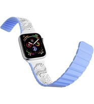 Watch 44mm Uyumlu Kordon Technology Magnetik Tak Çıkar Silikon Strap Kayış