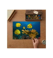 Okyanus Balıkları Tasarımı 240 parça Ahşap Puzzle Ahşap Kutuda MP09280