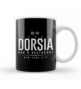 Dorsia Bar And Resturant American Psycho Kupa Bardak Porselen