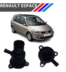 Otozet -Espace 2.0 Benzinli Termostat Kapağı Yan Sanayi 1998 - 2005 7700101179