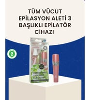 3 Başlıklı Kadın Yüz Vücut Tüy Temizleme Makinesi