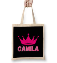 Camila -Name personalized Custom - vintage Retro Rainbow Style Design Gift Baby-Gift For Her Bez Çanta Uzun Saplı