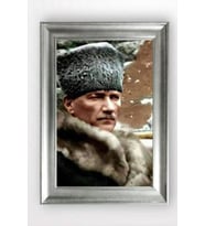 Gümüş Çerçeveli Atatürk Tablo a828