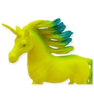 Çiftlik Hayvanları Serisi - Efsanevi Unicorn cm - Sarı - Yeşil - 1 ADET