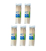 Dolphin Bambu Ahşap Adana Çöp Şiş - Boy : 24 Cm. / En : 2 Cm. - 25 Adetlik 5 Paket