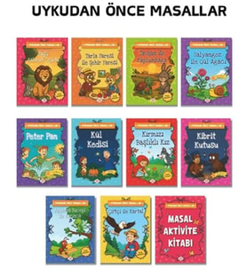Uykudan Önce Masallar Seti (10 +1 Aktivite Takım)