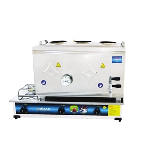 Mizan 60 Lık Doğalgazlı 40 Litre 3 Demlikli Çay Kazanı