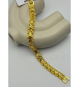22K Altın Kaplama Tasarım Bileklik - 25-22k07 (Gold)